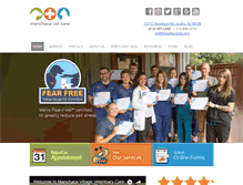 Tablet Screenshot of manchacavet.com